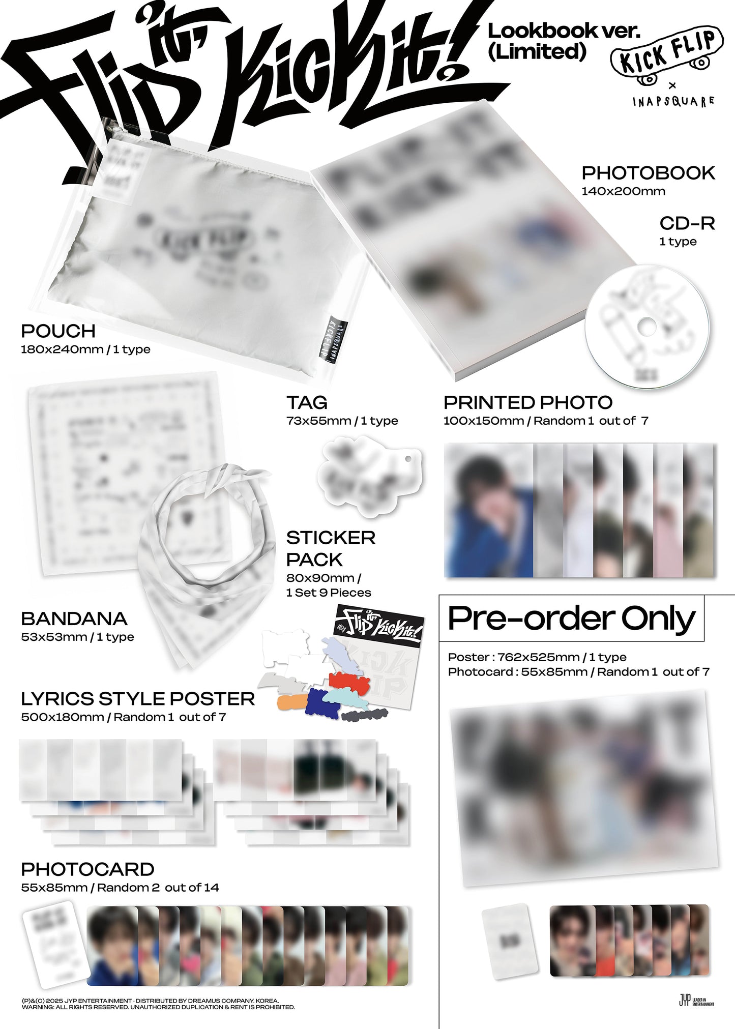 KickFlip 1st Mini Album [Flip it, Kick it!] Pre-Order Photocard Event