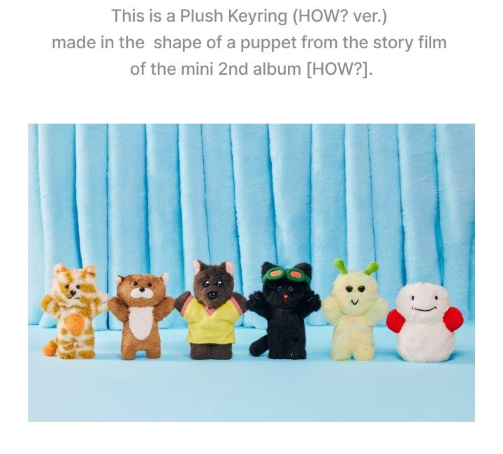 BOYNEXTDOOR Plush Keyring (HOW? ver.) PRE ORDER