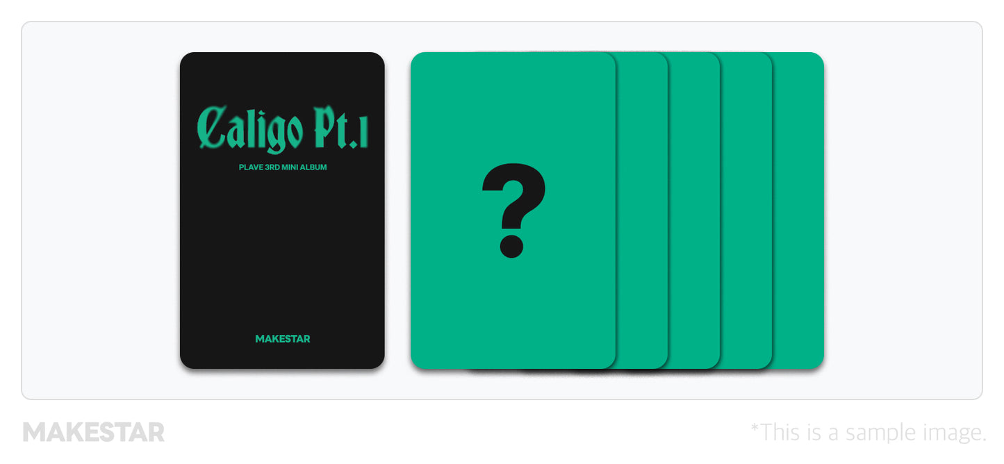 PLAVE 3rd Mini Album 'Caligo Pt.1' (POCAALBUM Ver.) Pre-Order Photocard Event